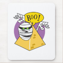 boo mummy and pyramid mousepads