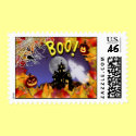 BOO! Postage Stamp