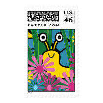 Boo! Snail Custom Stamps