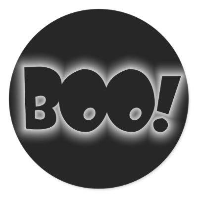 BOO! stickers