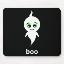 Boo the Ghost mousepads by nyxxie Boo the Ghost mousepads