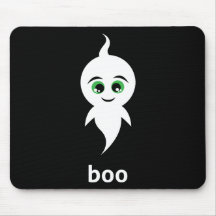 Boo the Ghost Mousepads