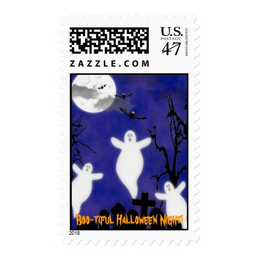 Boo-tiful Halloween Night Stamp