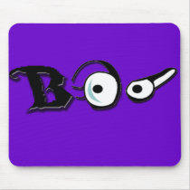 boo with eyes mousepads