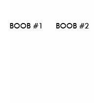 BOOB #1, BOOB #2 Tee t-shirts by benbenu BOOB #1, BOOB #2 Tee t-shirts