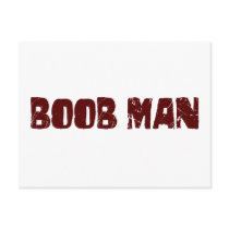 Boob Man Postcards
