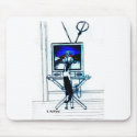 "Boob Tube Kitty" mousepads by Hoffard "Boob Tube Kitty" mousepads