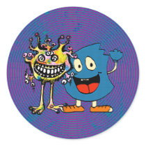 Boober & Freddy Stickers  - Add Your Text