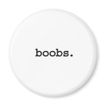 boobs. refrigerator magnets
