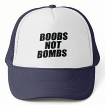 BOOBS NOT BOMBS HATS