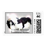 BOOFRONTPIC, I  LOVE  American Saddlebred Horses! postage
