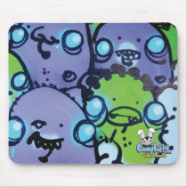 Booger Monster Mouse Pad mousepads by bunnykitty Booger Monster Mouse Pad mousepads