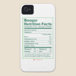 Booger Nutrition Facts iPhone Case casemate cases
