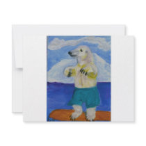 Boogie Board Bear invitations