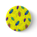 Boogie Bugs Button by SuperMaggie Boogie Bugs Button