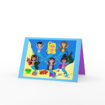 Boogie Down in Mermaid Town Greeting Card