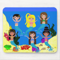 Boogie Down in Mermaid Town Mousepad