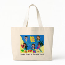 Boogie Down in Mermaid Town Tote Bag