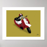Boogie on Harley Poster