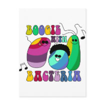 Boogie with Bacteria postcards by SuperBug Boogie with Bacteria postcards