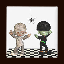 Boogie-Woogie Halloween magnets by MANolan Boogie-Woogie Halloween magnets