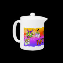BOOGYMAN HALLOWEEN TEA POT or MINI-PITCHER teapots