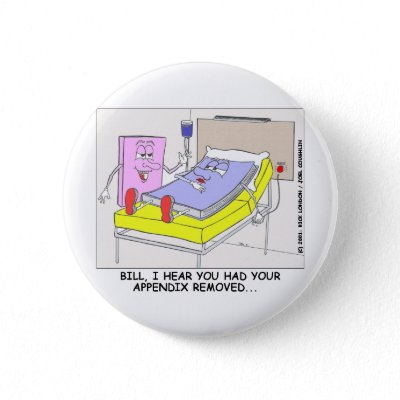 Book Appendix Coming Out Funny Gifts & Tees Pin