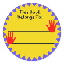 Book Belongs to Sticker by IArtist40 Book Belongs to Sticker