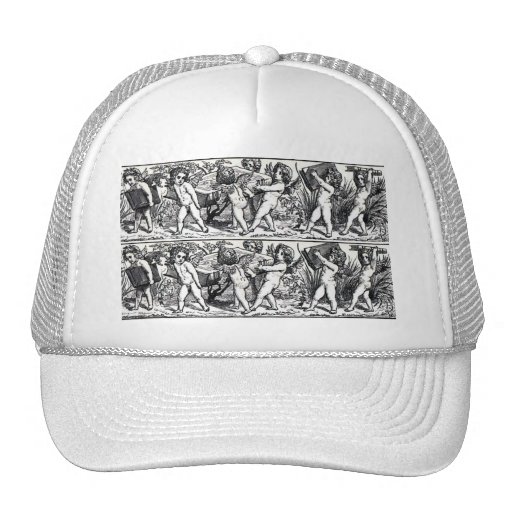 Book Cherub Bookmark Mesh Hat