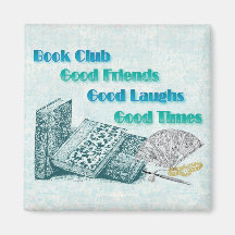 book club fridge magnet