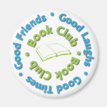 book club good friends fridge magnet