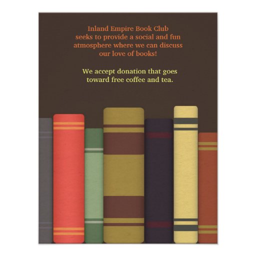 Book Club Meeting Invitations