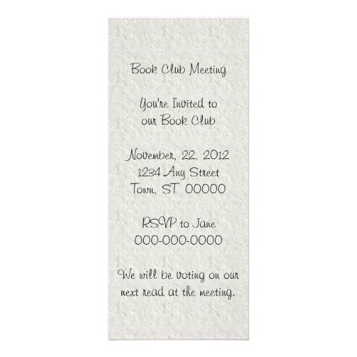 Book Club Meeting V2 Announcements