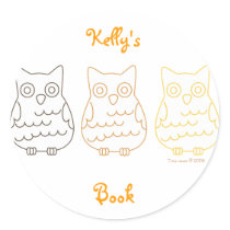 Book Club Owls stickers by candystore Book Club Owls stickers
