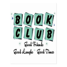 Book Club Retro - Good Friends, Times and Laughs Postcards