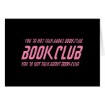 Book Club Rules cards