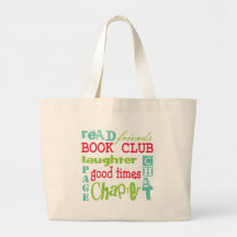 Book Club Subway Design by Artinspired Tote Bags