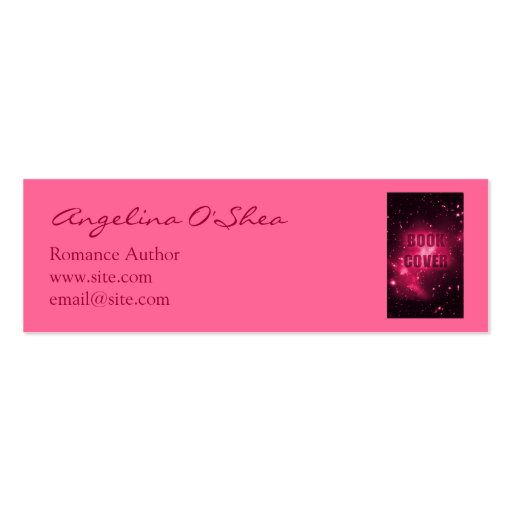 Book Cover Skinny Business Card (front side)