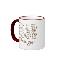 Book Cowboy Funny Librarian mugs