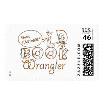 Book Cowboy Funny Librarian stamps
