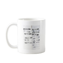 Book Date Stamps mugs by CarriesCamera Book Date Stamps mugs