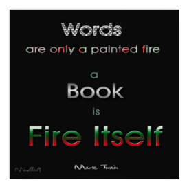 Book Fire print