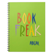 BOOK FREAK Notebook - green