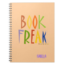 BOOK FREAK Notebook - Linen