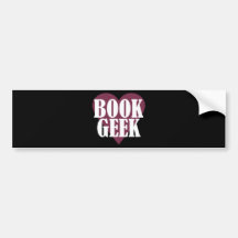 Book Geek Bumper Stickers