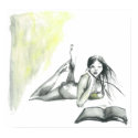 Book Girl Poster posters