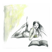 Book Girl Poster posters by IronDesire Book Girl Poster posters