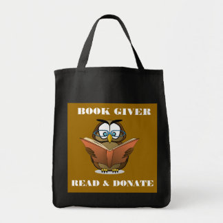 BOOK GIVER- READ & DONATE CANVAS BAG