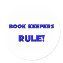 Book Keepers Rule! stickers by professions Book Keepers Rule! stickers
