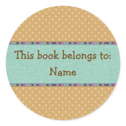 Book Label sticker